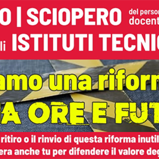 Scuola, sciopero degli istituti tecnici: giovedì presidio in Prefettura contro la riforma