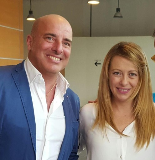 Gianni Berrino a Genova per la Campagna elettorale insieme a Giorgia Meloni