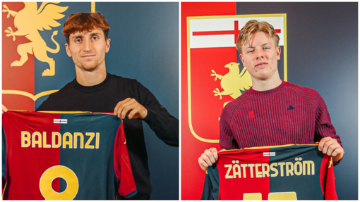 Visite mediche ok, per il Genoa ufficiali gli ingaggi di Baldanzi e Zätterström Visite mediche ok, per il Genoa ufficiali gli ingaggi di Baldanzi e Zätterström