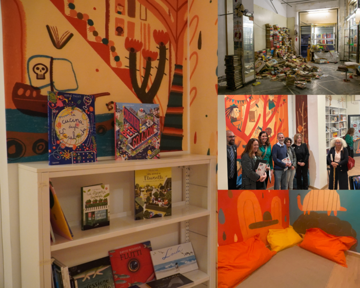 Il libro come strumento di aggregazione sociale per rigenerare il territorio, nel centro storico apre la biblioteca KORA (Video)