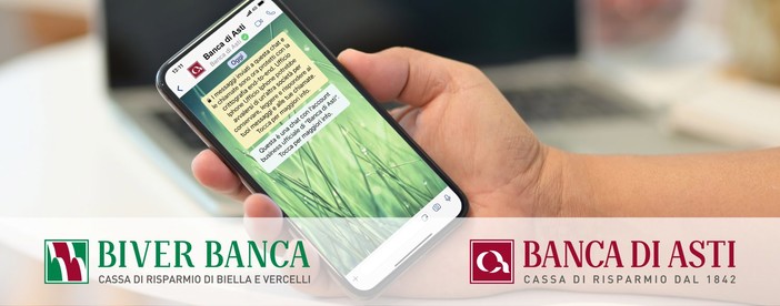 Banca di Asti e Biver Banca, tra le prime banche in Italia, digitalizzano la comunicazione con Whatsapp for Business e LivePerson