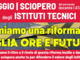 Scuola, sciopero degli istituti tecnici: giovedì presidio in Prefettura contro la riforma