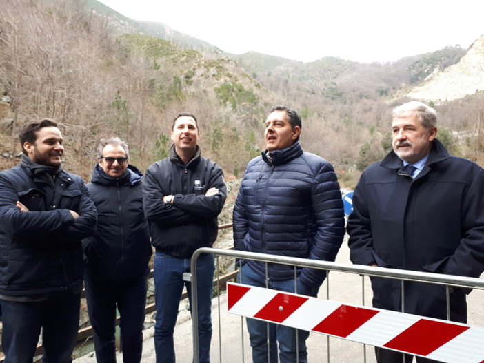 Riaperta la strada per San Carlo di Cese, Bucci: "Intervento urgente concluso prima del previsto"
