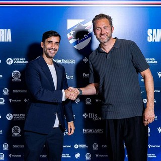 Il neo ds blucerchiato Americo Branco (a sinistra) col CEO Football Jesper Fredberg - foto ufficiale UC Sampdoria