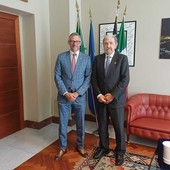 Regione, il Presidente Bucci incontra il Console General USA Douglass Benning Regione, il Presidente Bucci incontra il Console General USA Douglass Benning