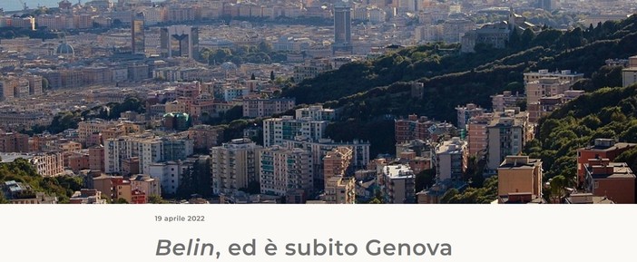 "Belin", l'intercalare genovese finisce sulla Treccani "Belin", l'intercalare genovese finisce sulla Treccani