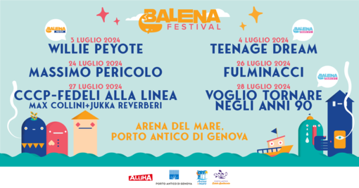 'Che bella compagnia': la nuova edizione di Balena Festival torna al Porto Antico
