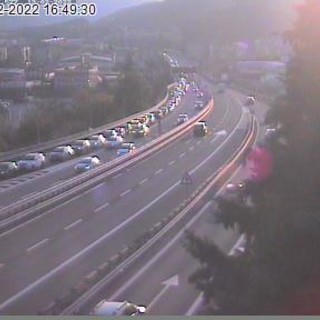 Incidente sulla A10: traffico in tilt tra Savona e Pietra Ligure (FOTO)