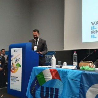 Mirko Trapasso confermato alla guida di Feneal Uil, "Per evitare le morti sul lavoro serve coinvolgere tutti" (Foto e video)