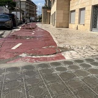 Chiavari, partono i lavori del marciapiede di Corso Colombo