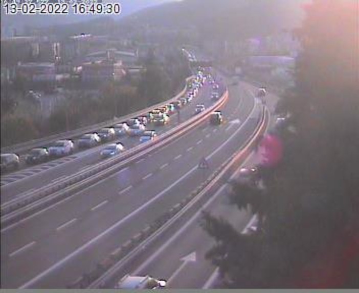 Incidente sulla A10: traffico in tilt tra Savona e Pietra Ligure (FOTO)