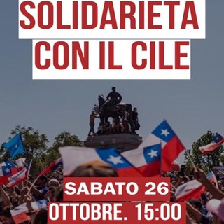 Sabato la manifestazione “En apoyo a Chile”, l'adesione del sindacato Usb