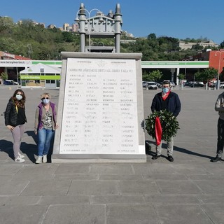 Cgil Genova omaggia i deportati del 16 giugno 1944 e i caduti di via De Cavero
