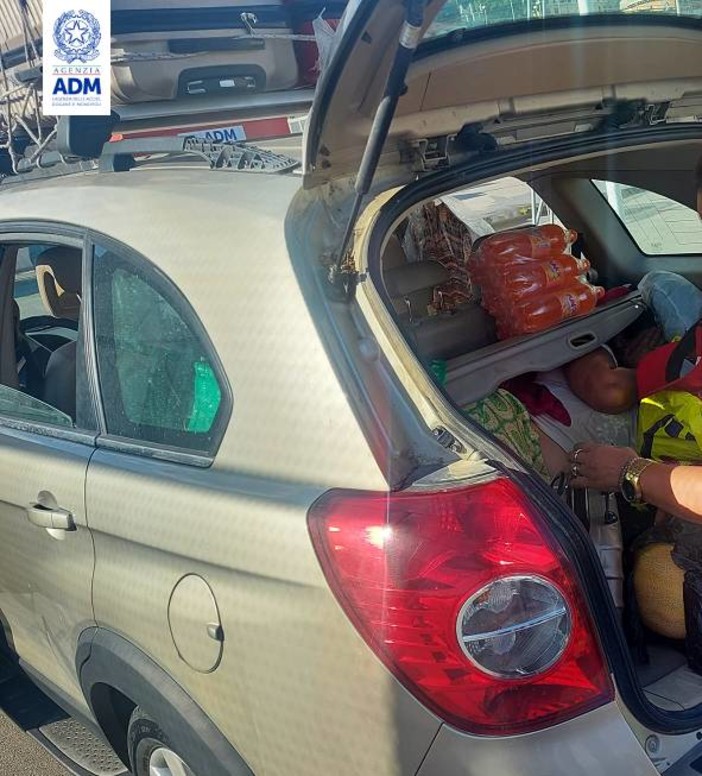 Viaggia dalla Tunisia a Genova nascosto in un bagagliaio, clandestino scoperto dai funzionari delle Dogane