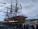 Coda da record per visitare la nave storica Amerigo Vespucci al Porto Antico