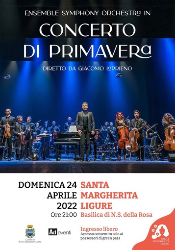 Santa Margherita Ligure, Ensemble Symphony Orchestra in concerto 24 aprile 2022