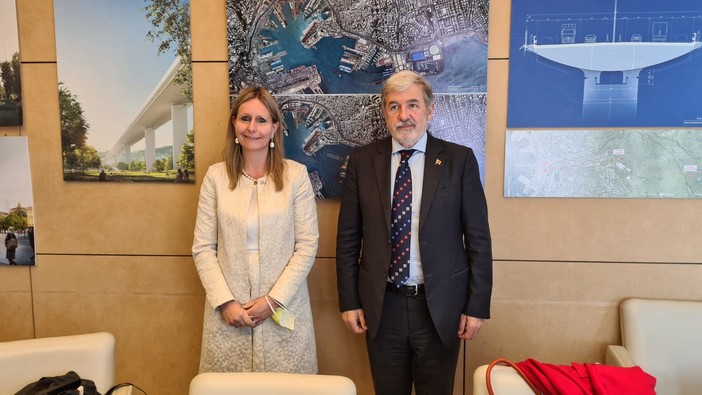 Il console generale dei Paesi Bassi in visita a Genova