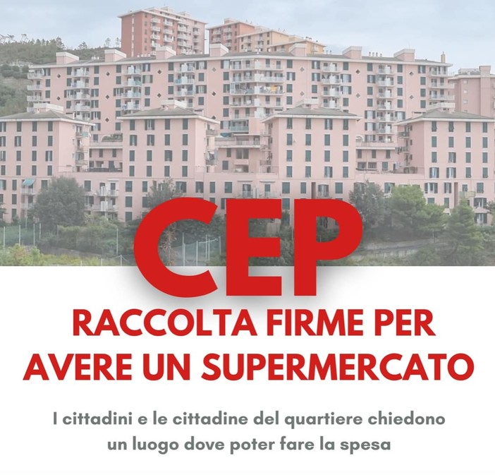 “Rivogliamo un supermercato”: la raccolta firme dei cittadini del Cep