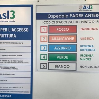 Partono i nuovi codici colore nei pronto soccorso della Liguria, ci sarà anche l'azzurro