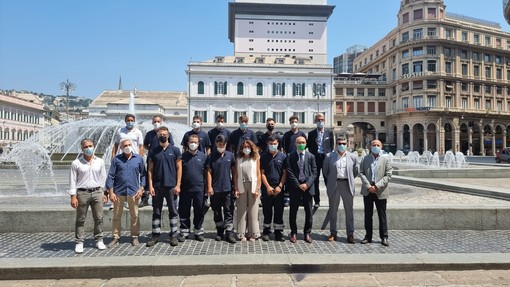 Presentati a Genova i dieci nuovi meccatronici assunti dall’Amiu dopo i corsi regionali