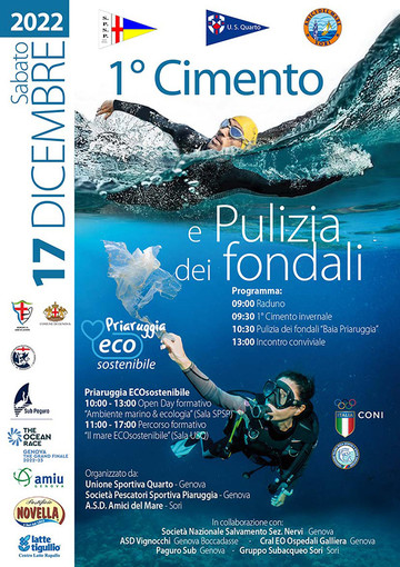 Giornata della tutela del mare, sabato a Priaruggia il cimento invernale per salvaguardare l'ecosistema marino Giornata della tutela del mare, sabato a Priaruggia il cimento invernale per salvaguardare l'ecosistema marino
