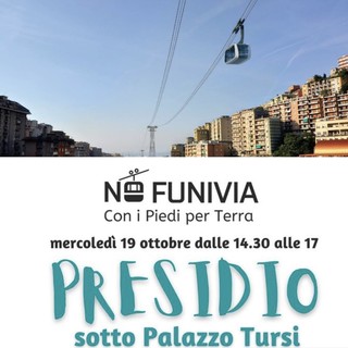 Funivia di Begato, mercoledì presidio sotto palazzo Tursi per dire no al progetto