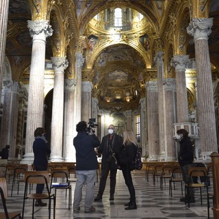 Le meraviglie nascoste delle chiese dei Rolli in mostra grazie a droni e tecnologia digitale (VIDEO e FOTO)