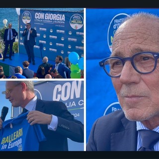 FdI chiude la campagna elettorale con una festa in Corso Italia: “Con Balleari più Italia in Europa” (Video)