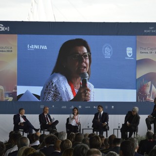 Salone Nautico, Toti a Ministra De Micheli: "Gronda subito"