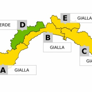Maltempo in Liguria, domani allerta gialla su tutta la regione