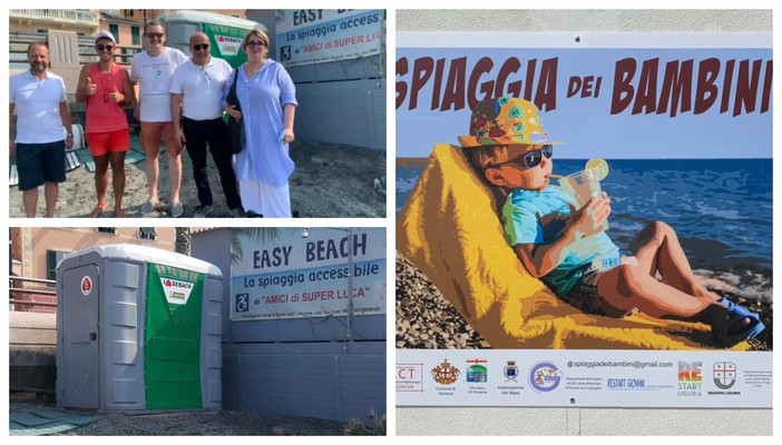 A Pegli nasce la prima spiaggia del ponente accessibile a tutti (FOTO)