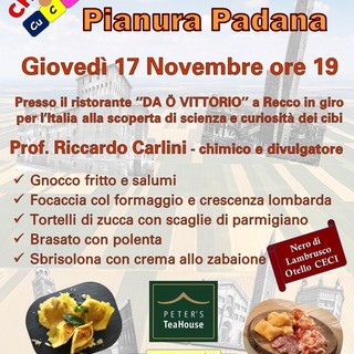 Torna &quot;Chimica &amp; Cucina&quot;: al ristorante “Da Ö Vittorio” appuntamento con i piatti della pianura Padana