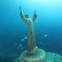 Cristo degli Abissi, pulizia subacquea per la statua simbolo di San Fruttuoso Cristo degli Abissi, pulizia subacquea per la statua simbolo di San Fruttuoso
