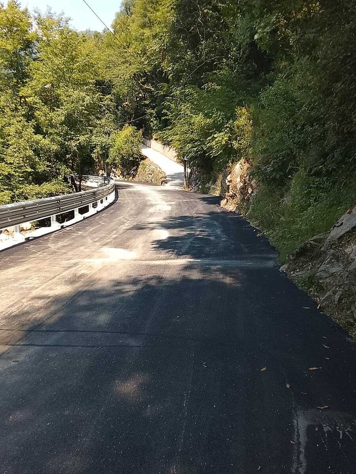 Rapallo, località Tonnego: conclusi i lavori di consolidamento, strada riaperta al transito da oggi