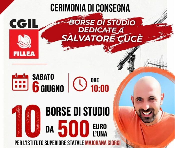 Media Val Bisagno, borse di studio in memoria di Salvatore Cucè: premiati i ragazzi del Majorana Media Val Bisagno, borse di studio in memoria di Salvatore Cucè: premiati i ragazzi del Majorana