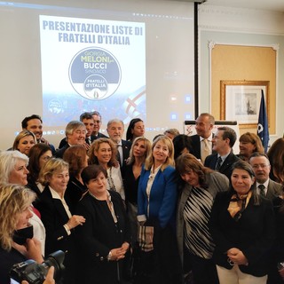 "Obiettivo diventare il primo partito della coalizione", Fdi lancia i candidati in consiglio, il 6 giugno Giorgia Meloni a Genova (Foto e Video)