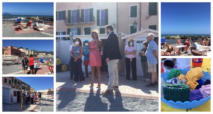 Inaugurata la spiaggia per disabili a Vernazzola (FOTO)