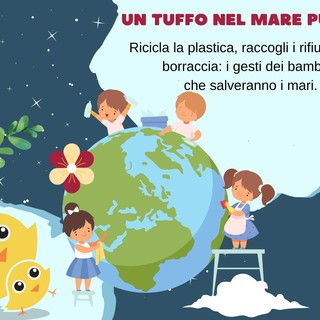 Al Polo dell’Infanzia Crescere Insieme di Genova l’iniziativa nazionale per sensibilizzare i più piccoli sull’inquinamento dei mari e delle spiagge