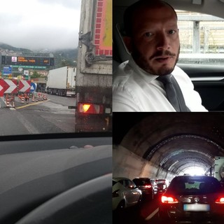 Cinque ore di coda e il consigliere Ioculano non fa in tempo a presentare in Regione l'istanza per chiedere la diminuzione delle tariffe in A10 Cinque ore di coda e il consigliere Ioculano non fa in tempo a presentare in Regione l'istanza per chiedere la diminuzione delle tariffe in A10
