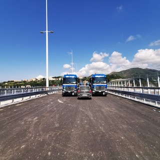 Nuovo ponte sul Polcevera, Toti: &quot;Iniziate le prove di collaudo&quot; (FOTO)