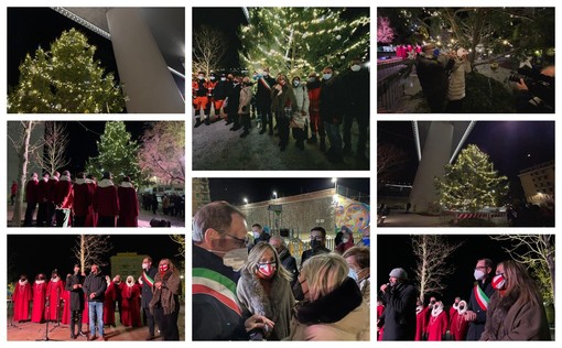 Radura della Memoria, accensione dell'albero di Natale alla presenza del Comitato Vittime Ponte Morandi (FOTO) Radura della Memoria, accensione dell'albero di Natale alla presenza del Comitato Vittime Ponte Morandi (FOTO)