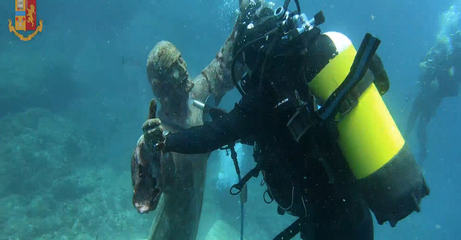 Tragica immersione al Cristo degli Abissi,  muore donna di cinquantatré anni