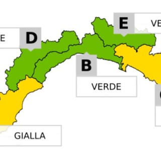 Maltempo anche a Pasquetta, allerta gialla sul Levante dalla mezzanotte