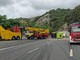 Camion ribaltato sulla A10 tra Varazze e Arenzano: mezzo pesante spostato per far defluire il traffico (FOTO)