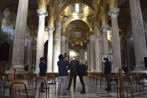 Le meraviglie nascoste delle chiese dei Rolli in mostra grazie a droni e tecnologia digitale (VIDEO e FOTO)