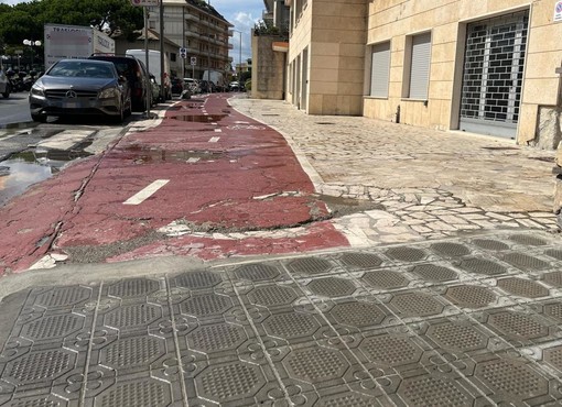 Chiavari, partono i lavori del marciapiede di Corso Colombo