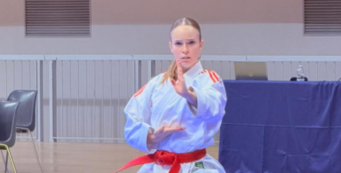Recco celebra Camilla Viacava: la giovane karateka porta la Liguria ai vertici nazionali