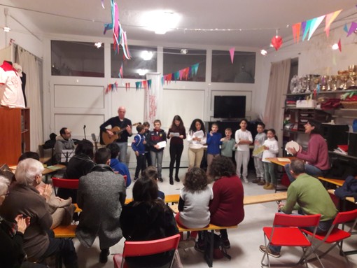 Bimbi in scena per "Quelli del ponte Morandi"