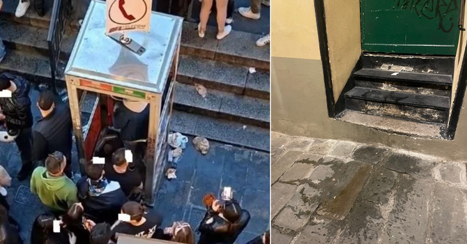 Il centro storico, la cabina-orinatoio e l’inciviltà che tiene in scacco un quartiere Il centro storico, la cabina-orinatoio e l’inciviltà che tiene in scacco un quartiere
