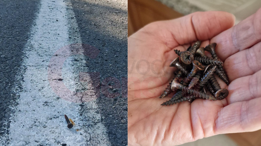 Chiodi e viti sulla SP79 delle Colle, nuovo allarme a Rossiglione Chiodi e viti sulla SP79 delle Colle, nuovo allarme a Rossiglione